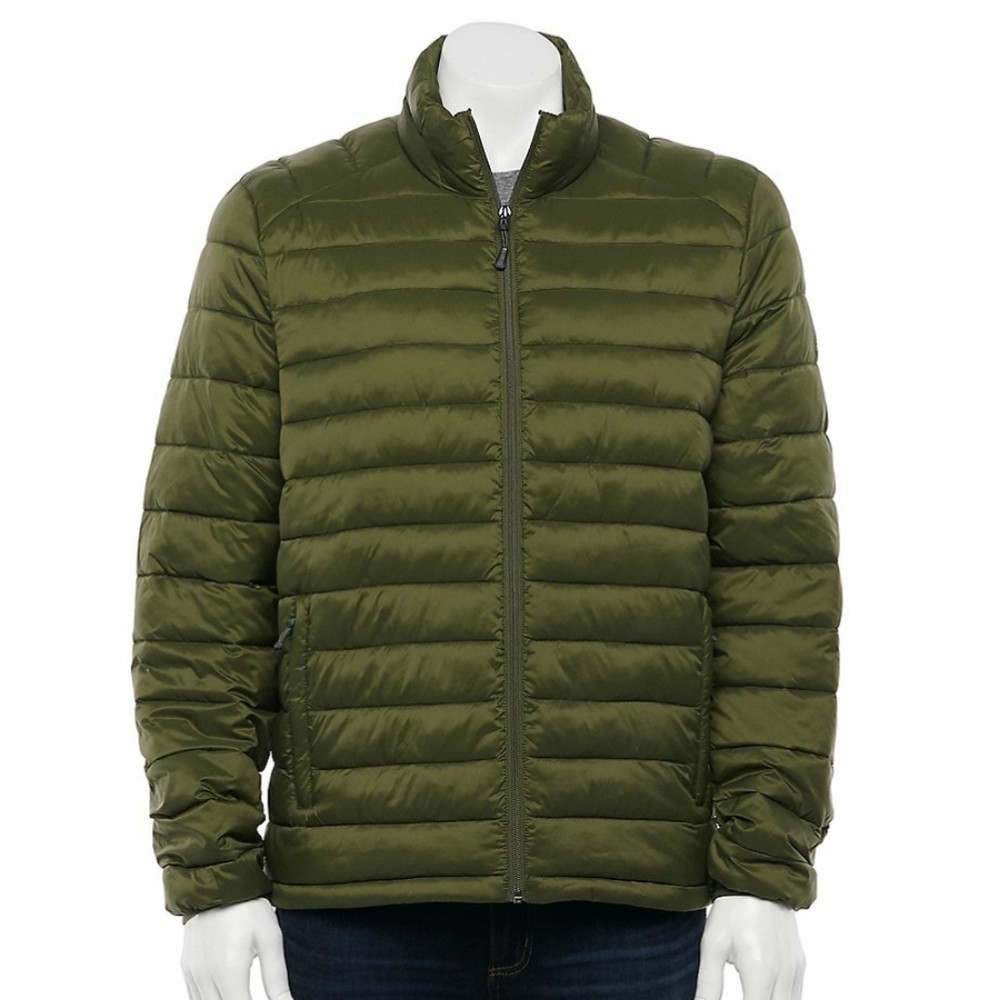 Zeroxposur mens hooded puffer jacket
